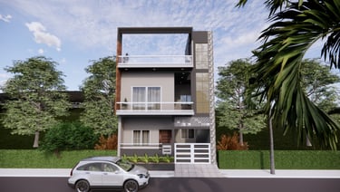 Residential building construction in Indore by Bhavans Civiltech LLP