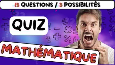 Vignette avec un homme rageux de ne pas réussir le quiz math