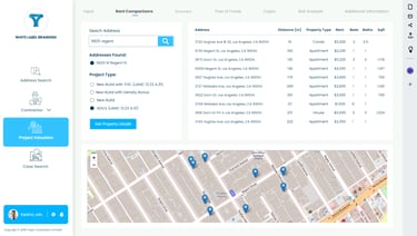 Property Rent Comparison in los angeles