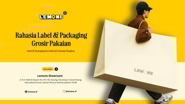 Rahasia Label & Packaging Grosir Pakaian | Lemone
