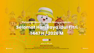 Selamat Hari Raya Idul Fitri 1447 Hijriah | Lemone Indonesia