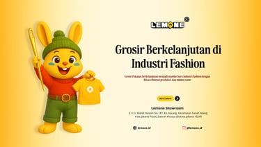 Grosir Berkelanjutan di Industri Fashion