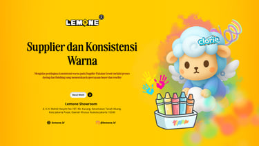 Supplier dan Konsistensi Warna