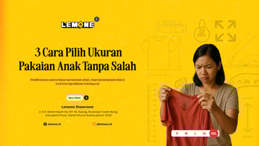 3 Cara Pilih Ukuran Pakaian Anak Tanpa Salah