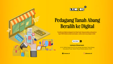 Pedagang Tanah Abang Beralih ke Digital