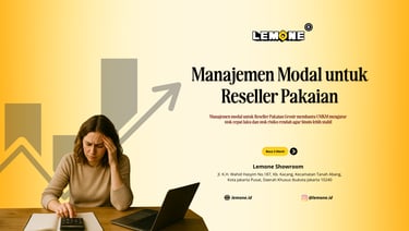 Manajemen Modal untuk Reseller Pakaian