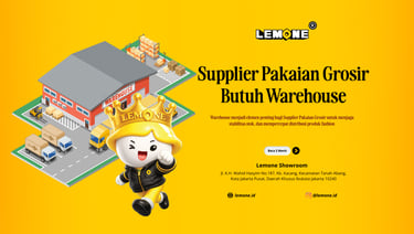 Supplier Pakaian Grosir Butuh Warehouse