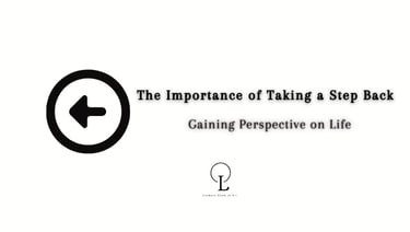 taking a step back - bird's view