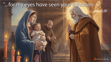 image of presentation of jesus in Luke