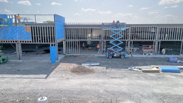 infrastructure photography, construction site photography, ariel and drone construction