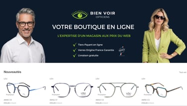 Achat lunettes en ligne Bien Voir Opticiens
