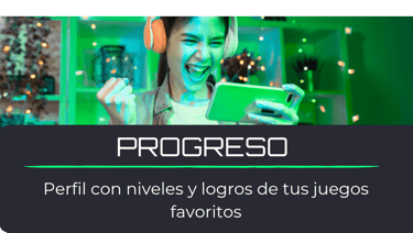 Progresa tu perfil, logros y recompensas