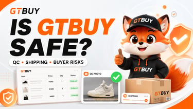 Is GTBUY safe review covering QC photos, warehouse inspection, shipping and buyer risks
