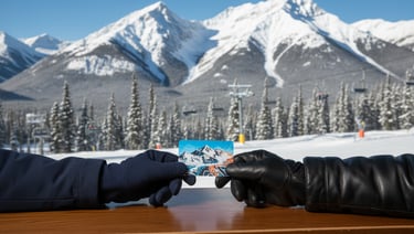 Calgary to Banff ski transfer with ski pass discount