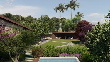 Jardín sostenible con plantas resistentes a la sequía en Cataluña – Myrtus Valley