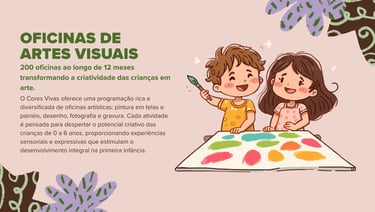 Oficinas de artes visuais