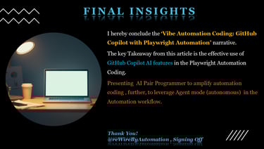 Final Insights