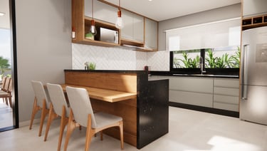 cozinha projeto arquitetura