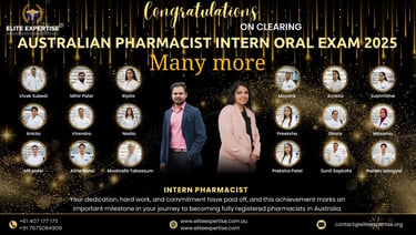 intern pharmacy oral result