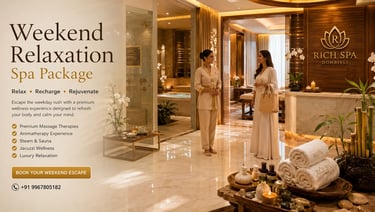 Weekend relaxation spa package at Rich Spa Dombivli featuring luxury wellness, massage and jacuzzi experience