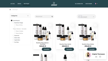 Boutique en ligne des produits JERIKO