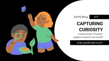 illustrated children exploring insects - blog title - wip-podcast.com