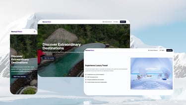 Nomad Nest Website Layout