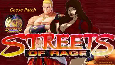 a streets of Rage's guide to streets of rage charackter patch