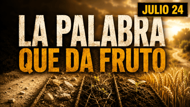 Evangelio de hoy Viernes 24 de Julio de 2026