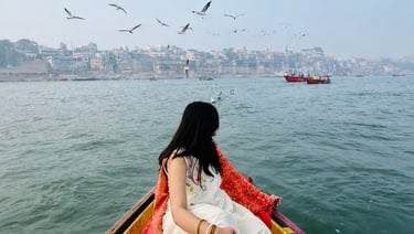 Morning Boat Ride from Dashashwamedh Ghat (54 Ghats Approx. 7 Km Round)