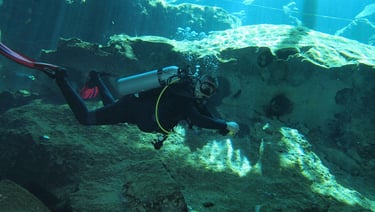 mexico chac mool cenote diving