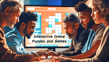 Individuals Solving a Wordle Puzzle