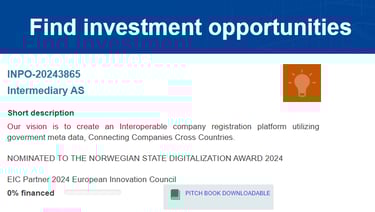 InvestEU Investment Project INPO-20243865