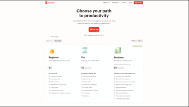 Todoist Pricing