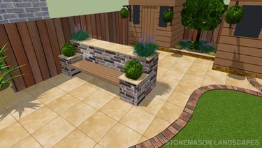 Garden Design 3D Model Romford - Hornchurch - Brentwood - Upminster