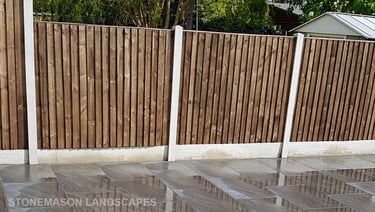 Fence Instalation By Stonemason Landscapes Romford - Hornchurch - Brentwood - Upminster