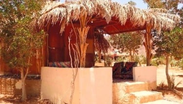 Bungalow Bedouin Star, max 3 guests, shared bathroom and A/C, Ras Shitan, Egypt
