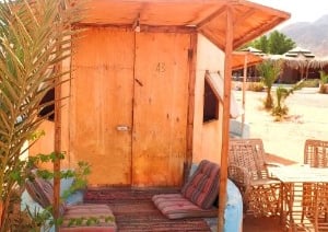 Bungalow Bedouin Star, max 2 guests, shared bathroom and A/C, Ras Shitan, Egypt