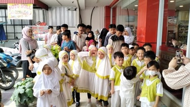 Belanja Bersama Anak Yatim, Kegiatan Sosial Sekolah KB-TKIT Az-Zahra