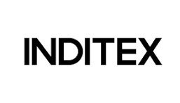 Official Inditex corporate logo in bold black typography on a plain white background.