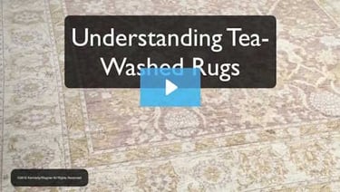 video link to understanding tea washed rugs