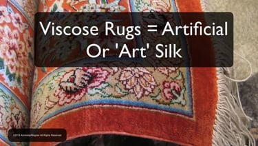 Viscose rugs