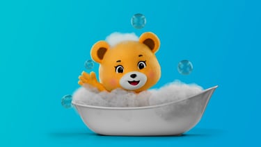 mascote 3D personagem 3D