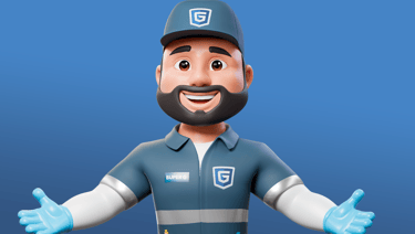 mascote 3d, personagem 3d, homem 3d