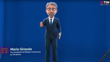 mascote 3D animação 3D