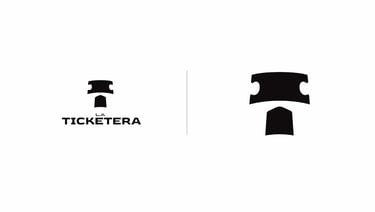 Cris A. Works- La Ticketera All Logos- Black and White Version