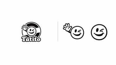 Cris A. Works- Tatito Distribuidora All Logo Versions- Black and White Versions