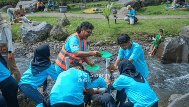 suasana games outbound Ledok Sambi
