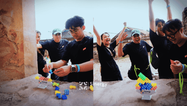 Fasilitator Sinergy Adventure mendampingi peserta selama Amazing Race Jogja.