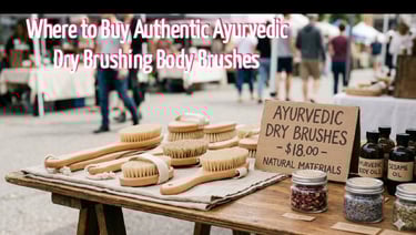 Where to Buy Authentic Ayurvedic Dry Brushing Body Brushes